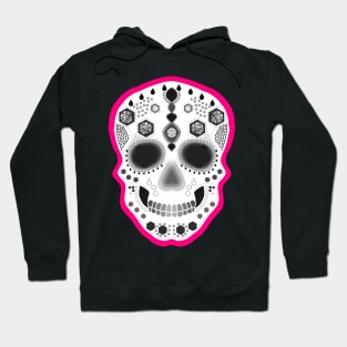 Hot Pink Sugar Skull Hoodie